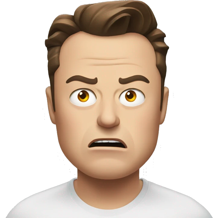 Elon Musk angry emoji