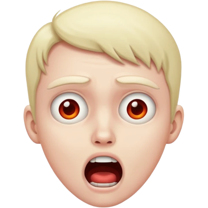 insanely scared  emoji