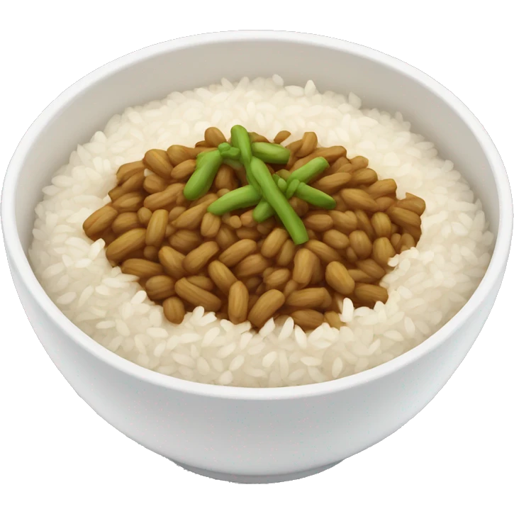 a bowl of rice emoji