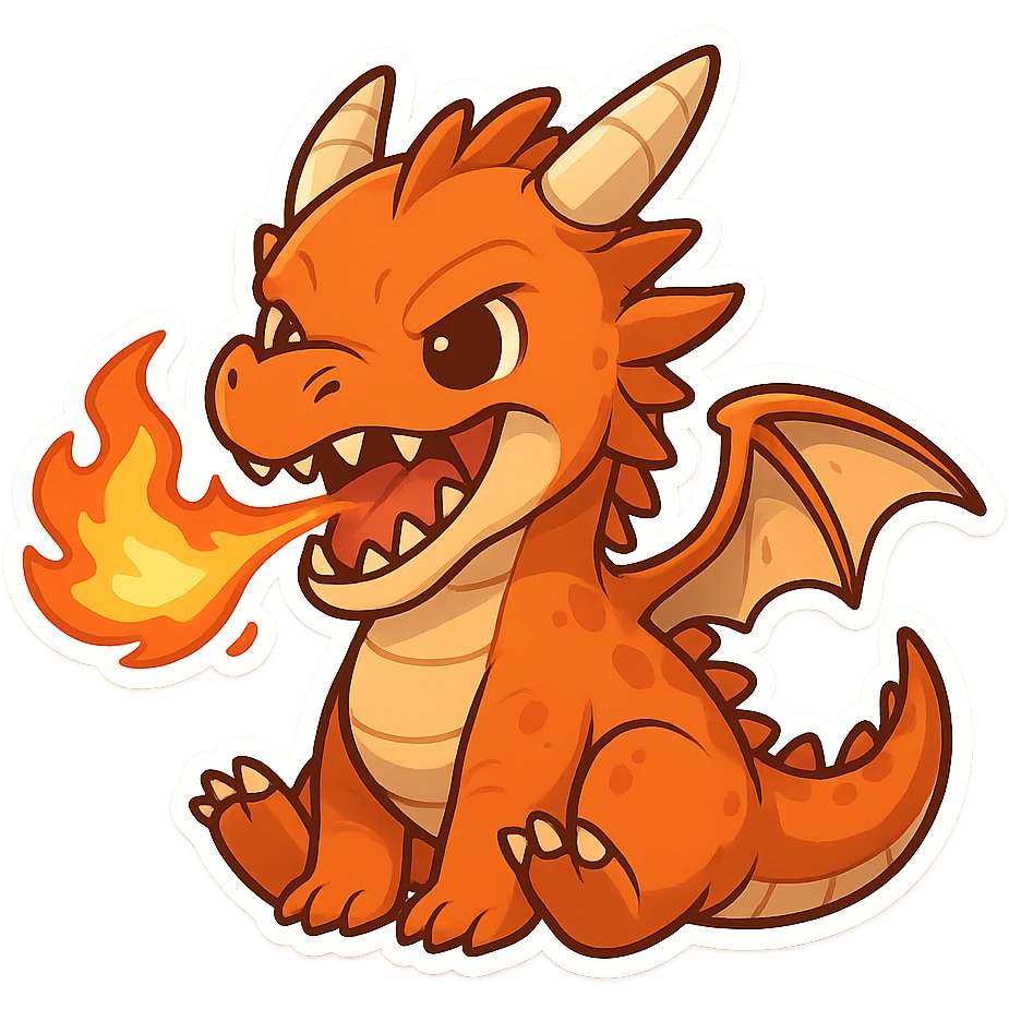 一条威猛的火龙 emoji