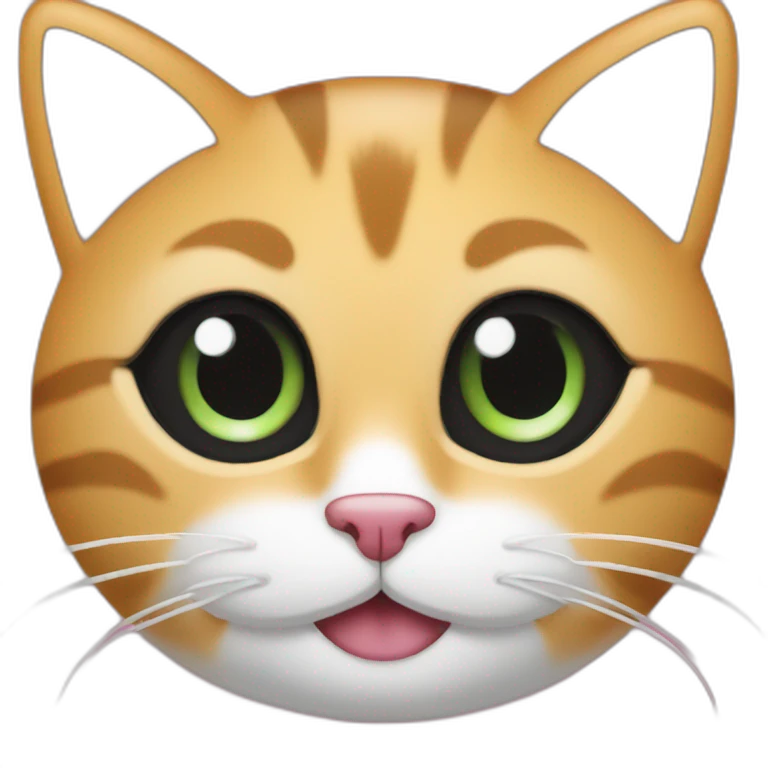 a cat making tiktoks emoji