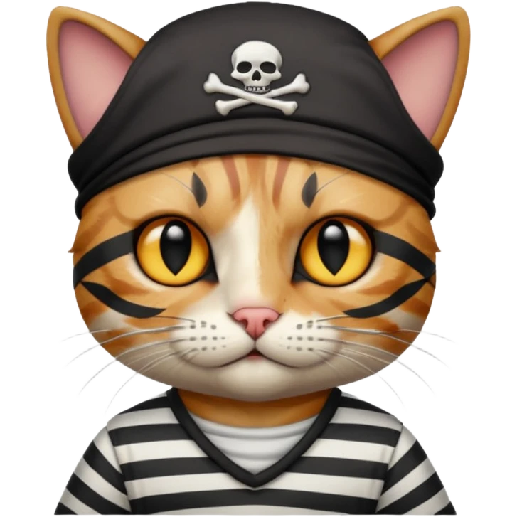 Gato pirata emoji