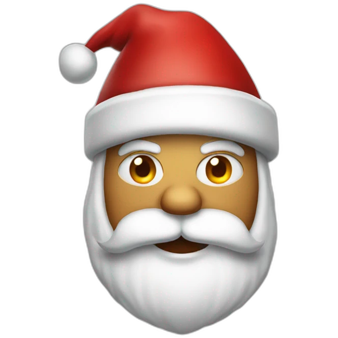 evil santa claus emoji