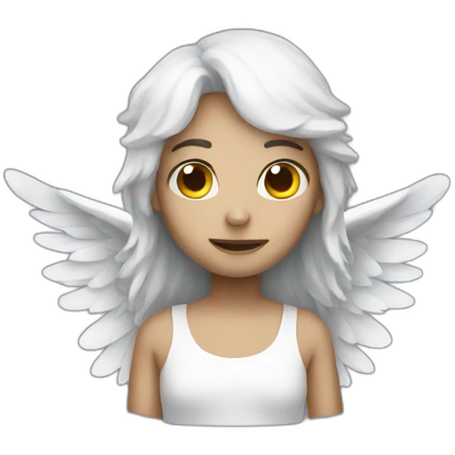 creepy Angel emoji