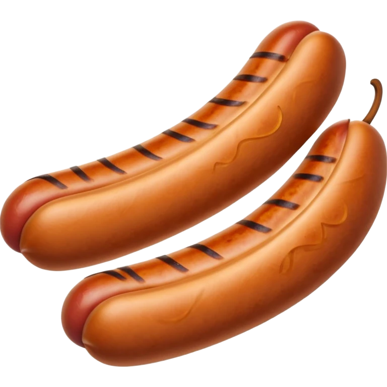 a sausage emoji