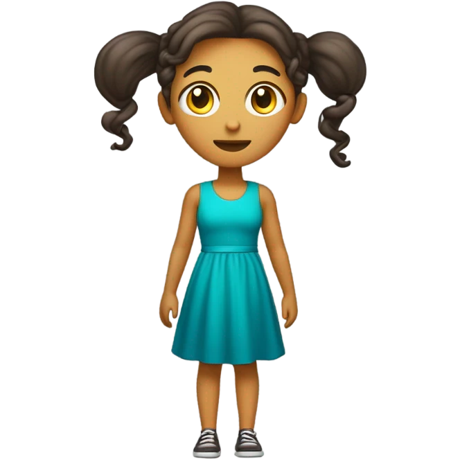Menina Com Laço  emoji