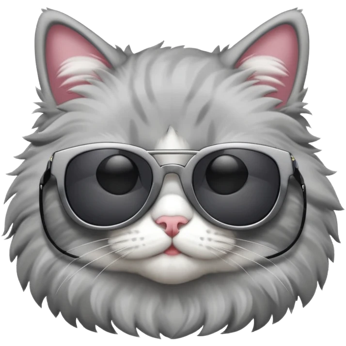 Cat wearing sunglasses emoji