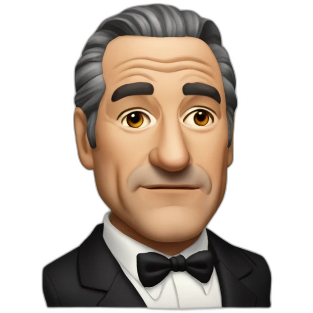 Robert De Niro as Sam "Ace" Rothstein in Casino (1995) Face with cigar emoji
