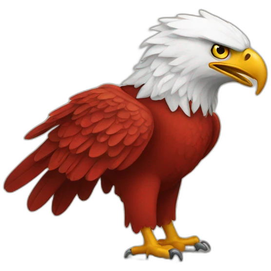 red eagle emoji
