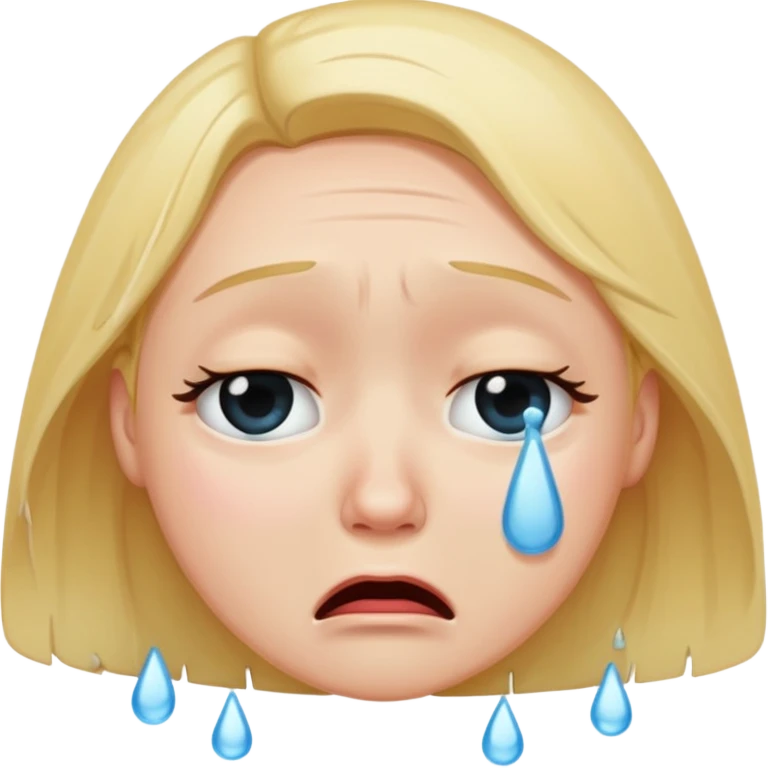 sarcastic crying face emoji