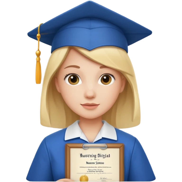Bachelor degree in nursing emoji