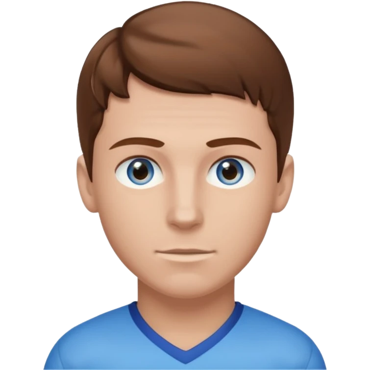  patriots football player number 10 brown hair pale blue eyes emoji