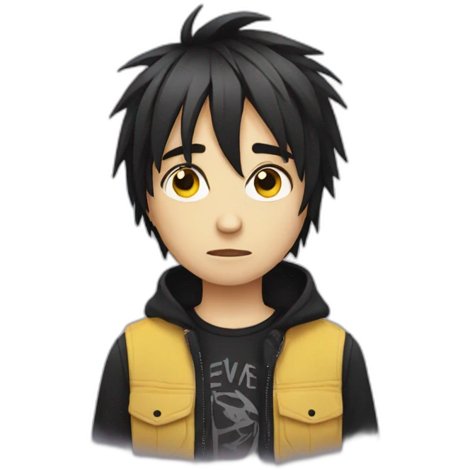 Emo boy emoji