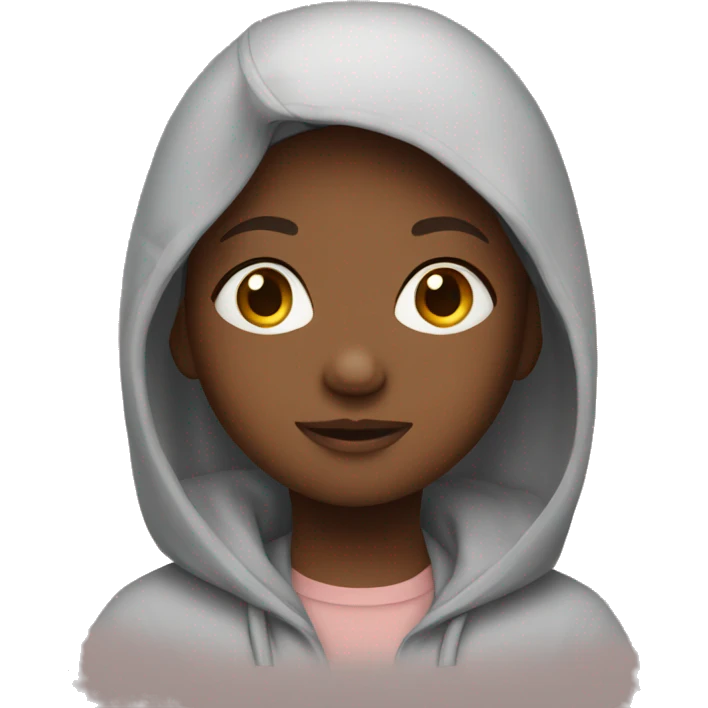 girl in comfy clothes  emoji
