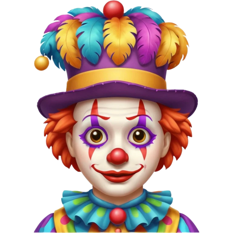  Clown feathered hat  emoji