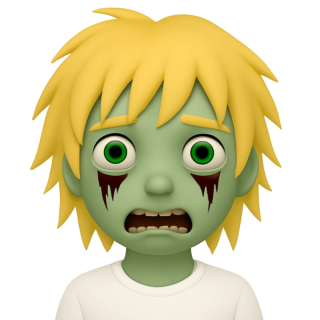 Dye the hair blond. emoji
