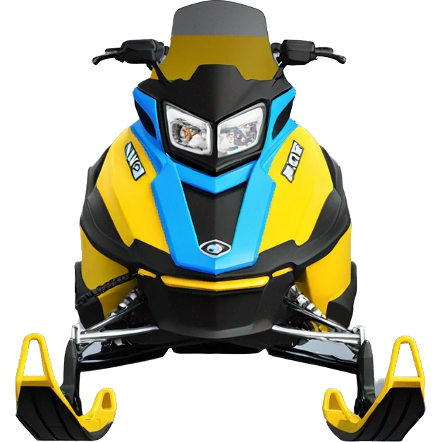 Snowmobile polaris khaos  emoji