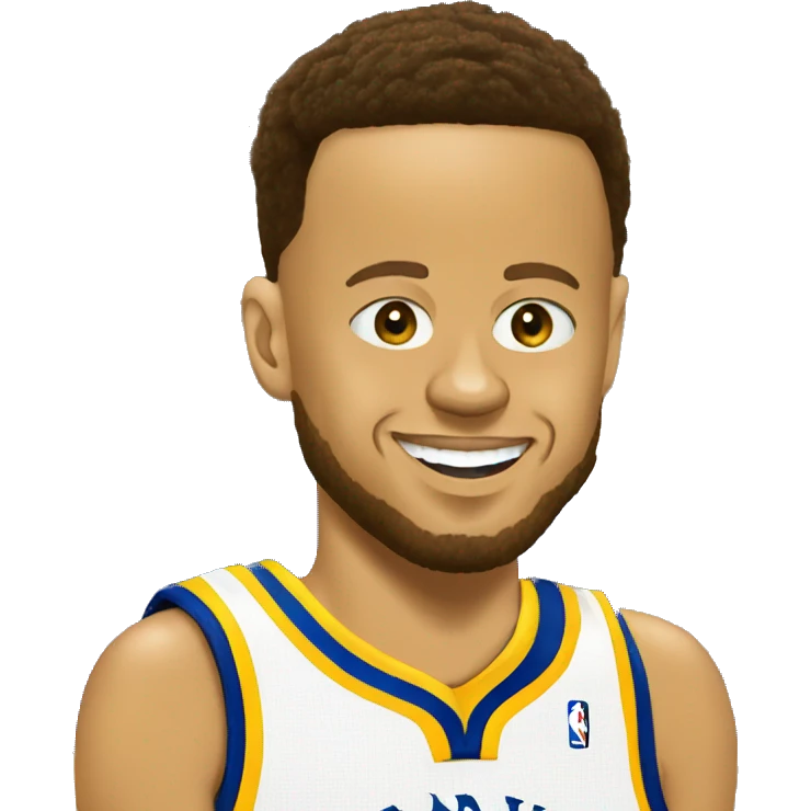 Stephen curry qui rit  emoji