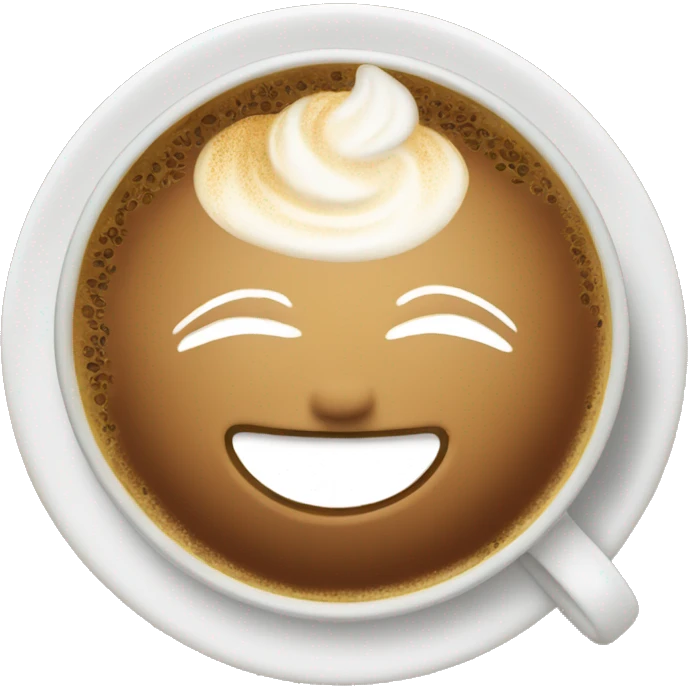 white coffee starbucks emoji