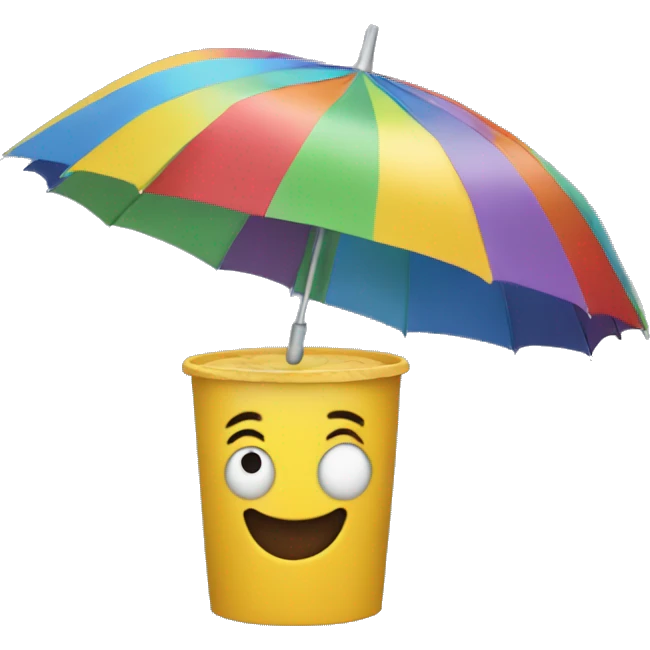 An umbrella wrapper  emoji