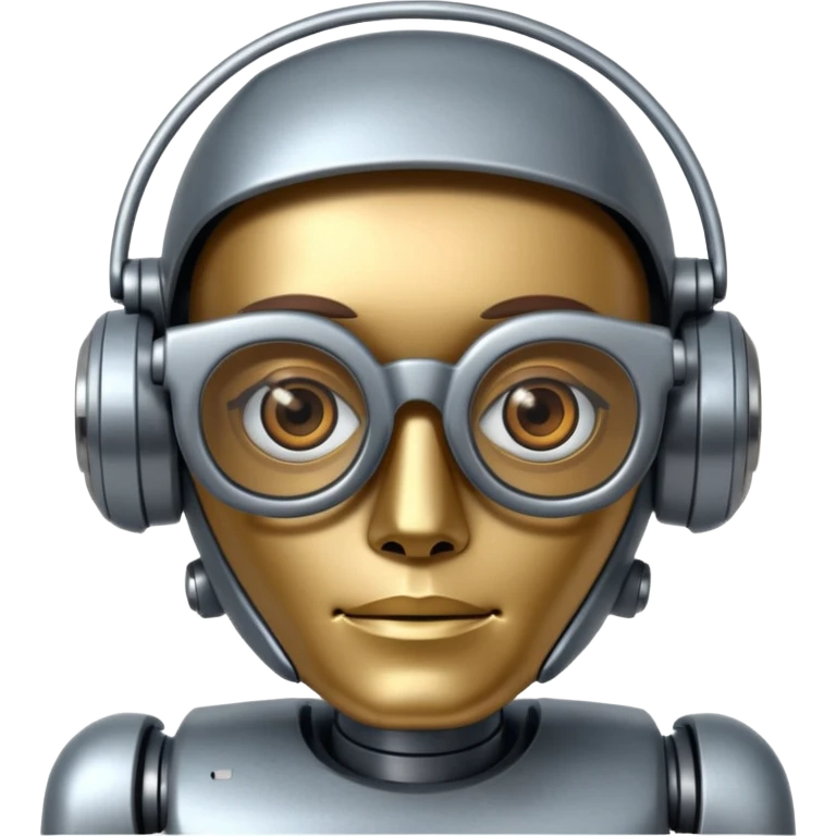 This robot 🤖 with this glasses 😎 emoji