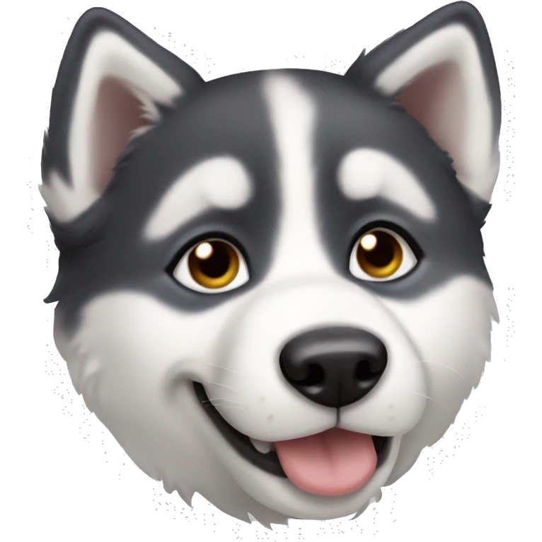 Husky puppy emoji