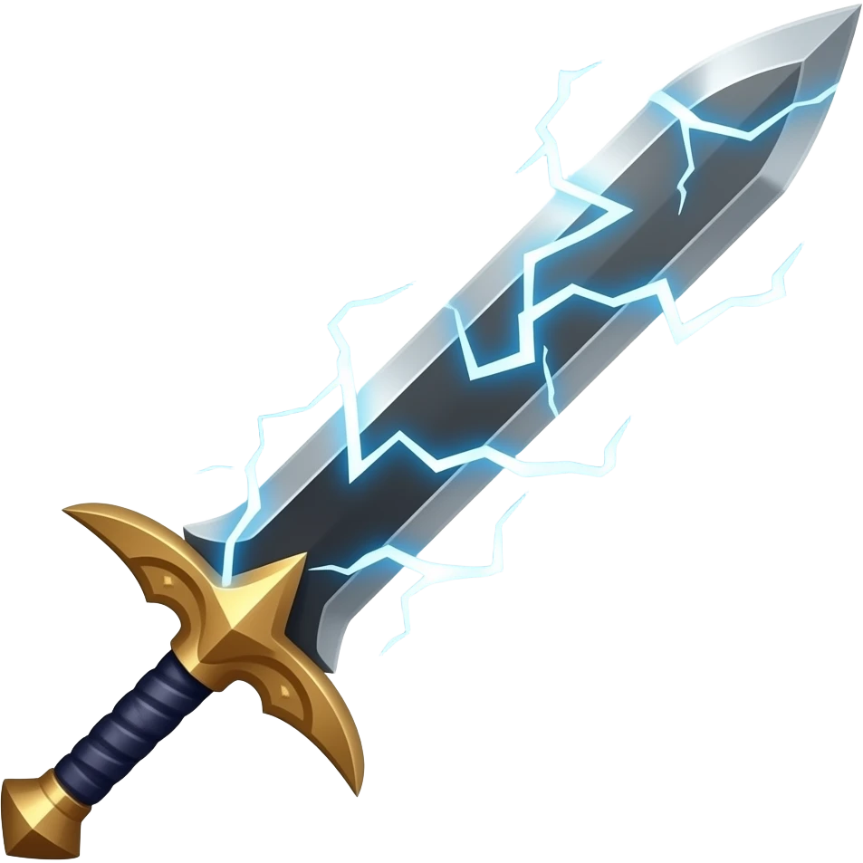 lightning sword emoji