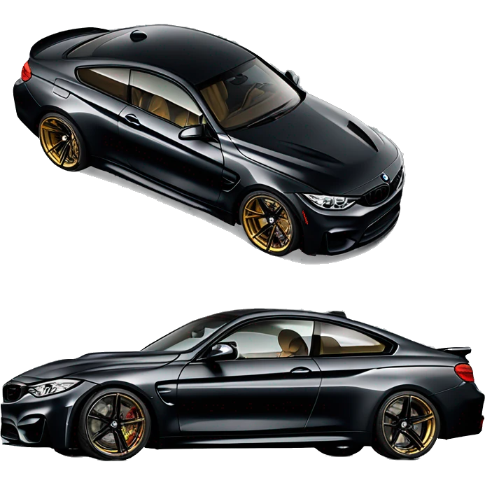 2024 g82 black BMW m4 lowered  emoji