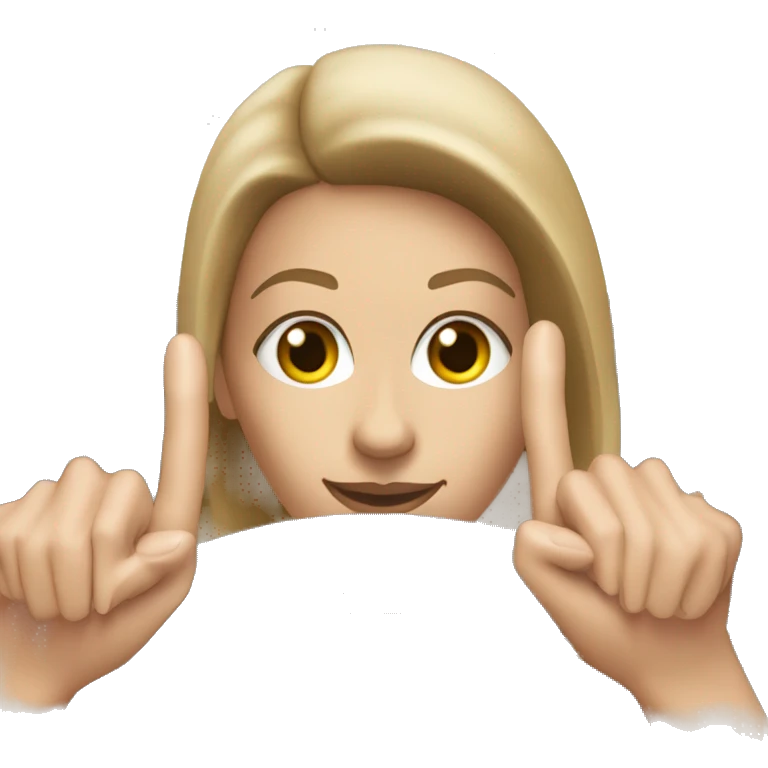 A woman's manicured hand rests on the steering wheel of a BMW emoji