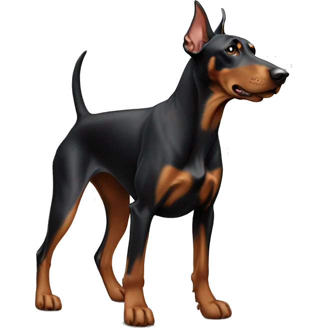 Doberman pincher emoji