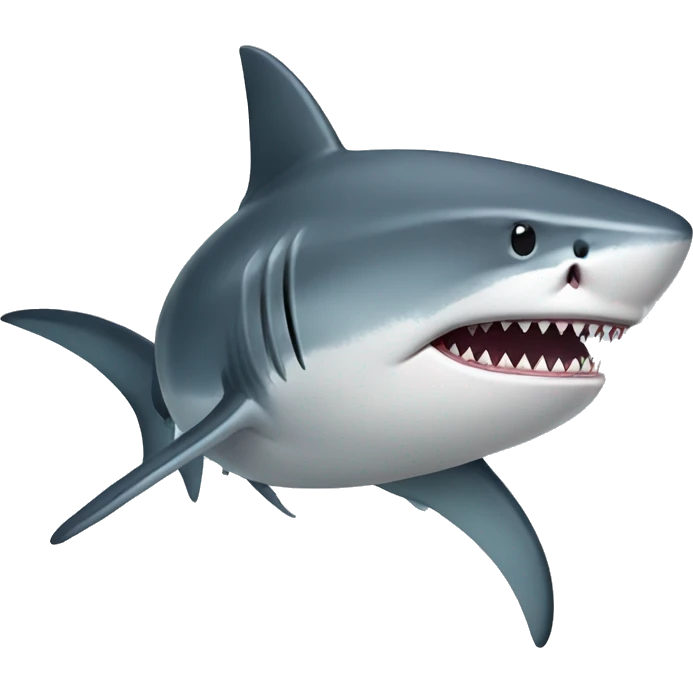 Shark with a gun emoji