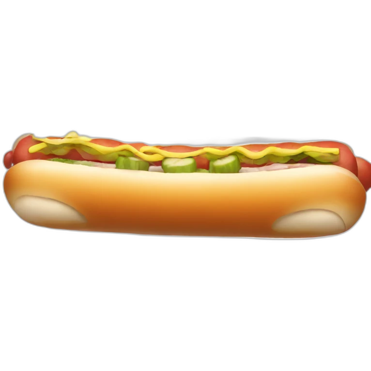 Hot dog sushi emoji
