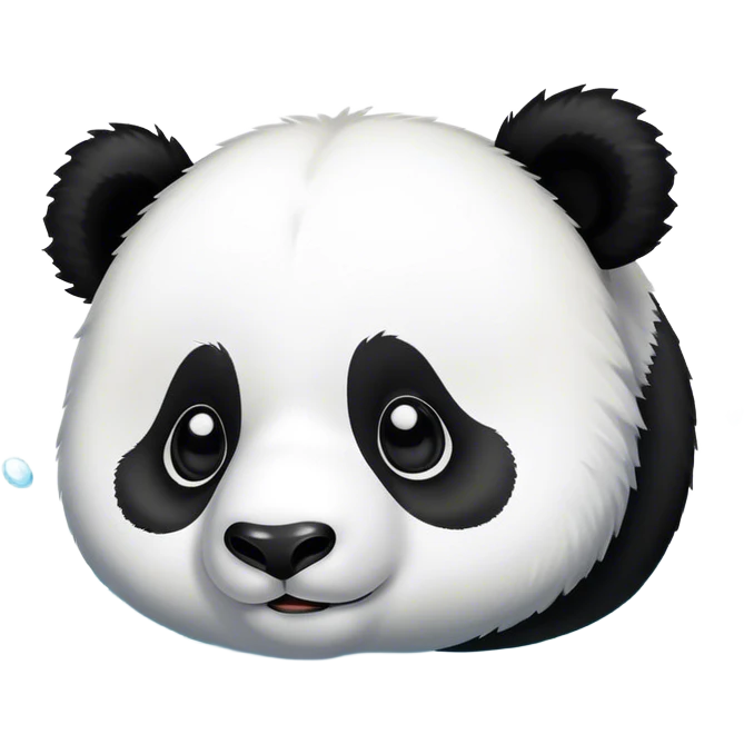 Panda swimming  emoji