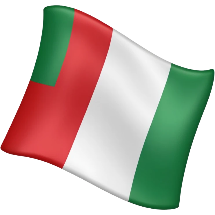 Italy flag with a slight 3D effect emoji