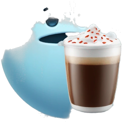 snowglob with hot coca emoji