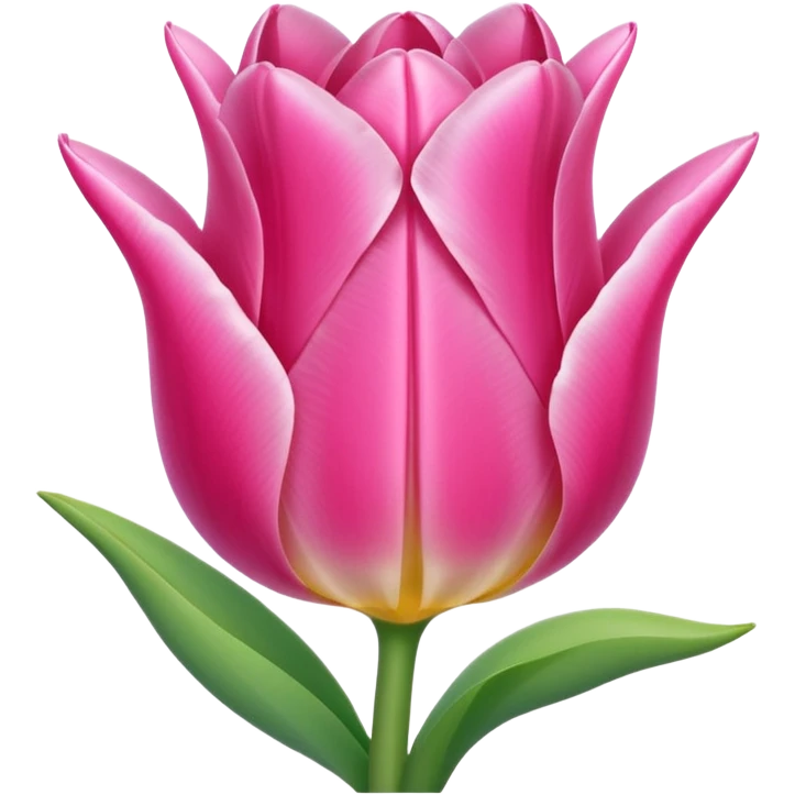 Pink tulip emoji
