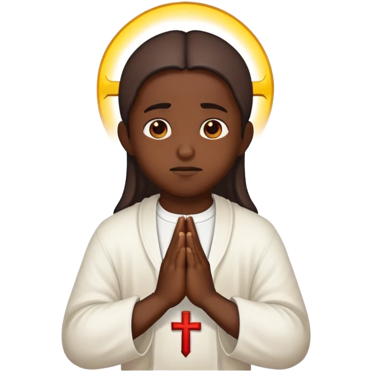 Diablo orándole a Dios  emoji