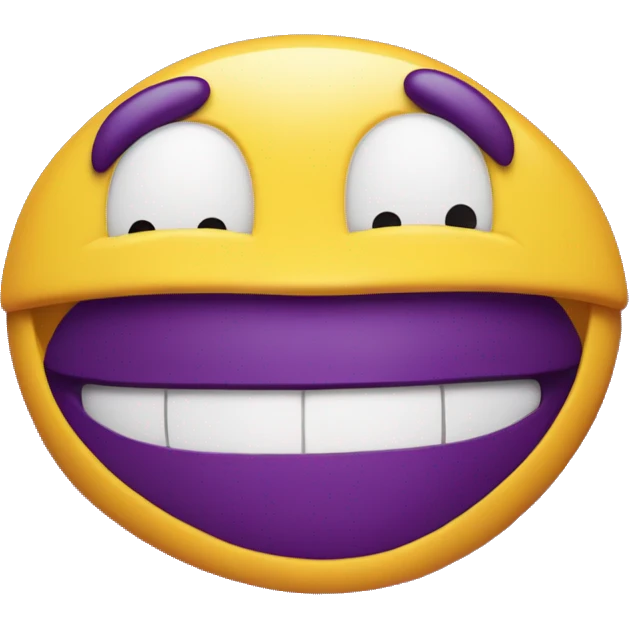 Grimace the McDonald's character emoji