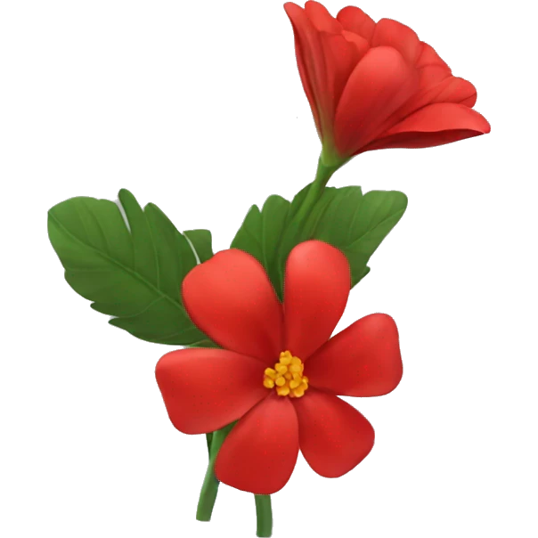 red flor de maga flower emoji