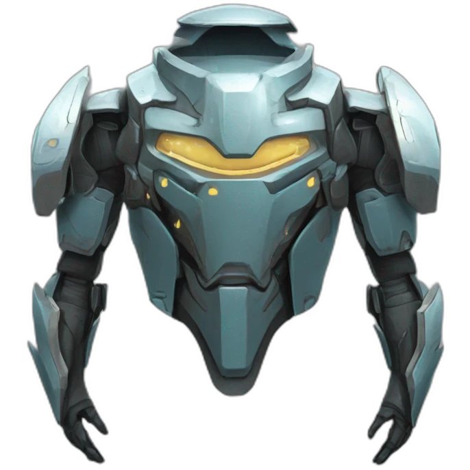 futuristic Galactic Vanguard Breatplate armored emoji