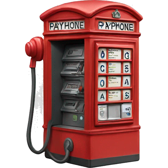 london payphone emoji