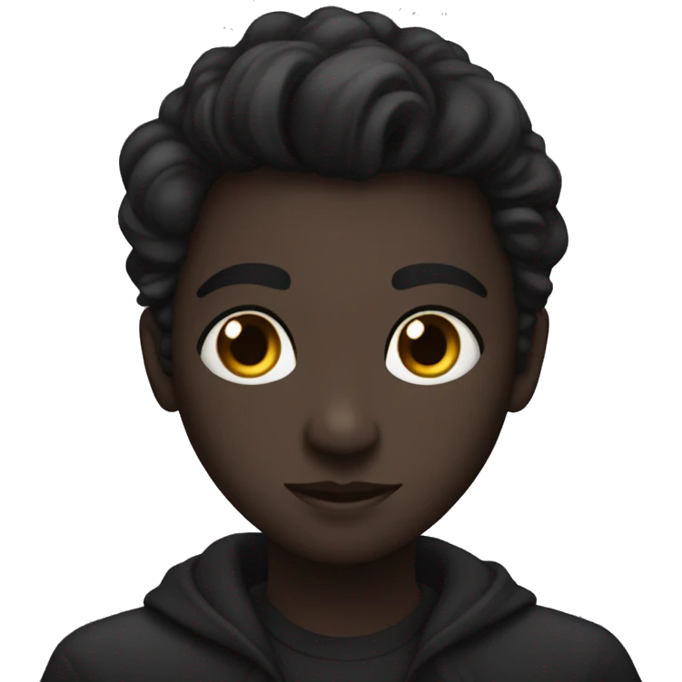 Madly in love dark beauty emoji