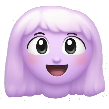 Cœur violet pastel emoji