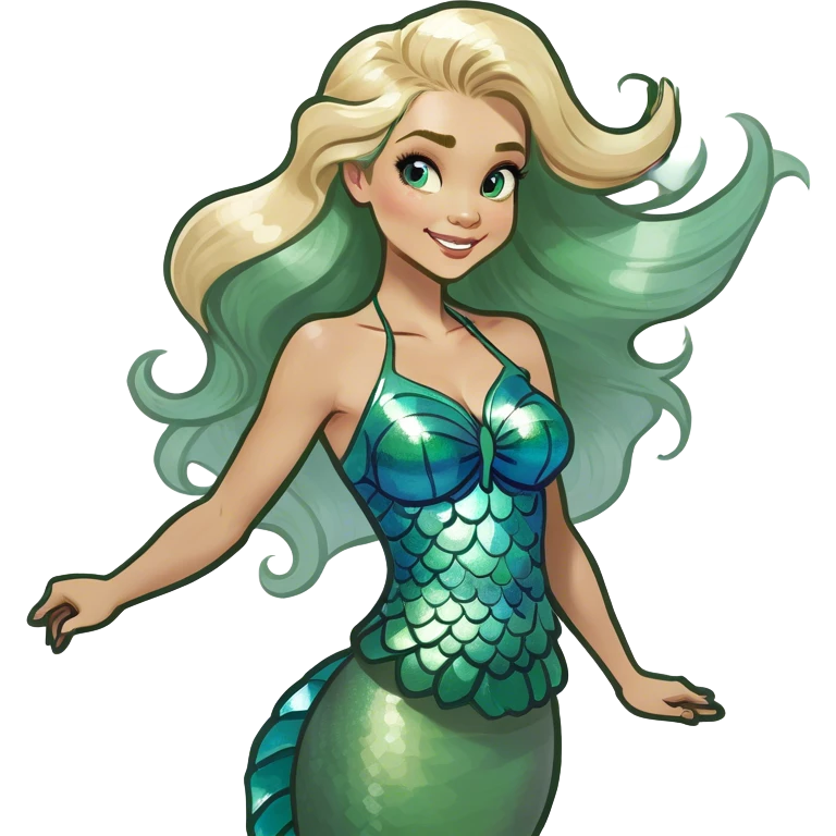 blonde mermaid emoji