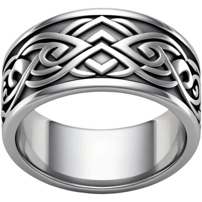 trible silver ring emoji
