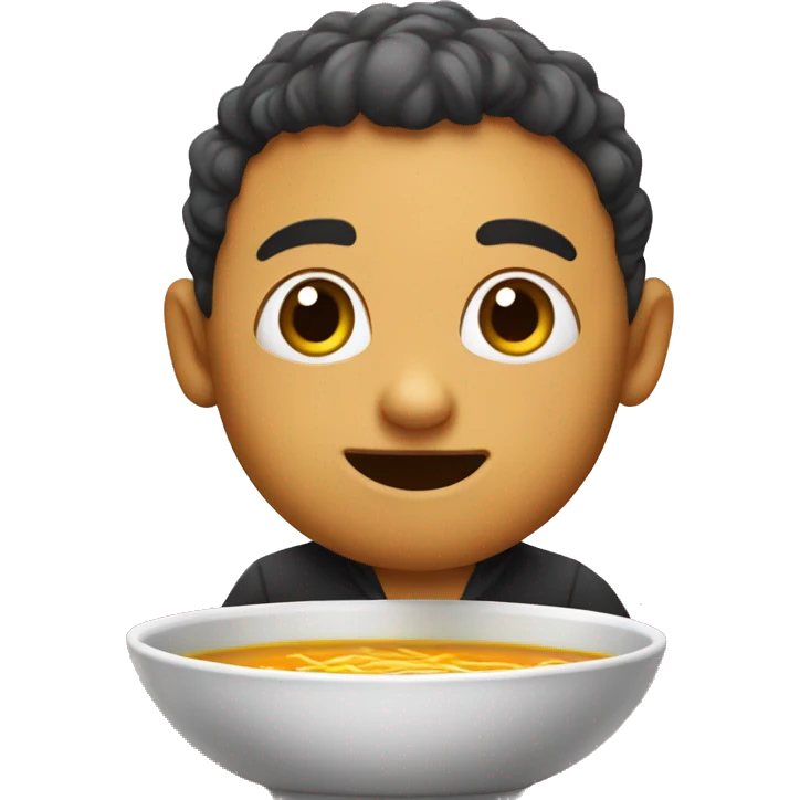 cute at in a soup emoji