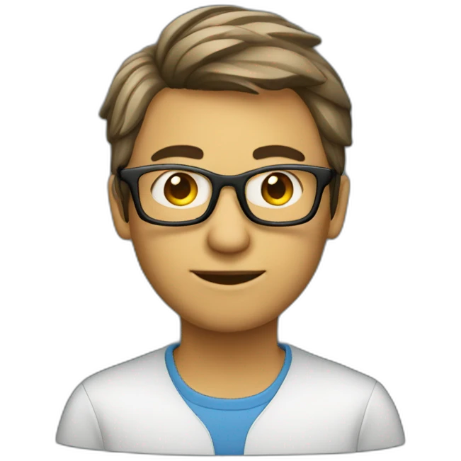 It programer with glases emoji