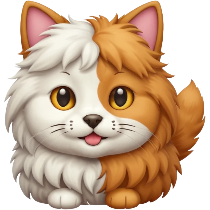 Cat and dog emoji