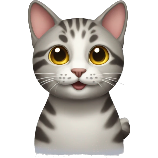 Cat with pop it emoji