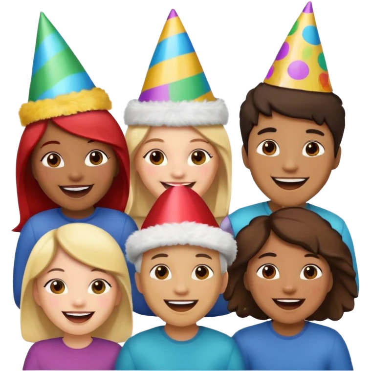 Personas reunidas charlando entre amigos emoji